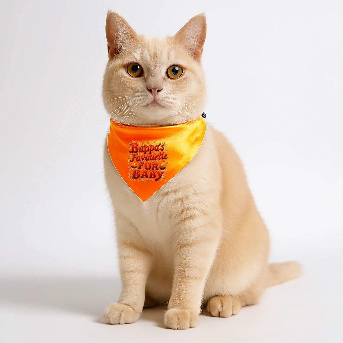 Thunder Tails Paw-rade with Bappa Dogs & Cats Bandana - Bappa's Favorite Fur-Baby