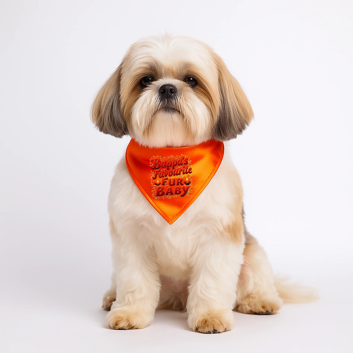 Thunder Tails Paw-rade with Bappa Dogs & Cats Bandana - Bappa's Favorite Fur-Baby