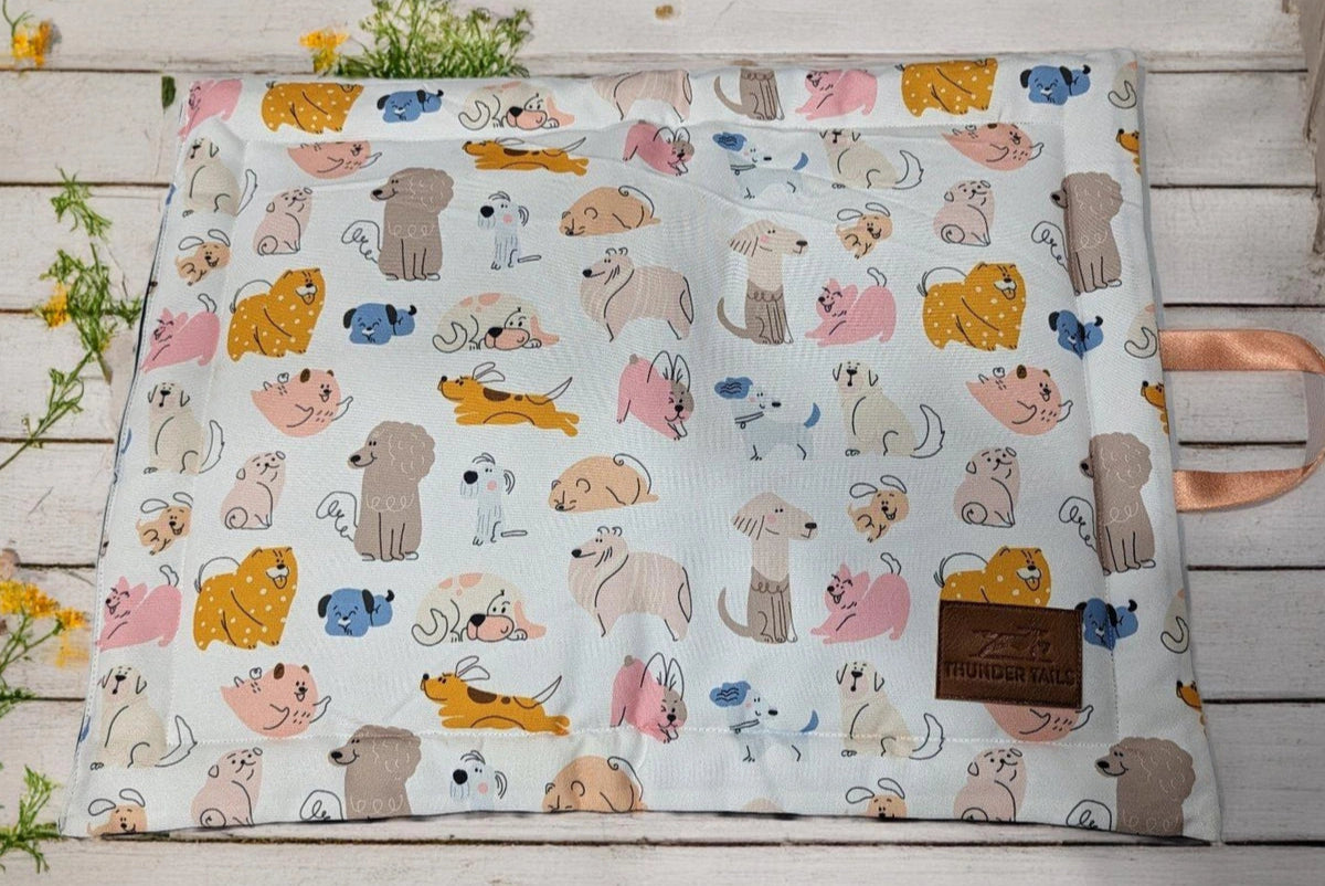 Thunder Tails 5-More-Minutes Dog Mats- Dog Print