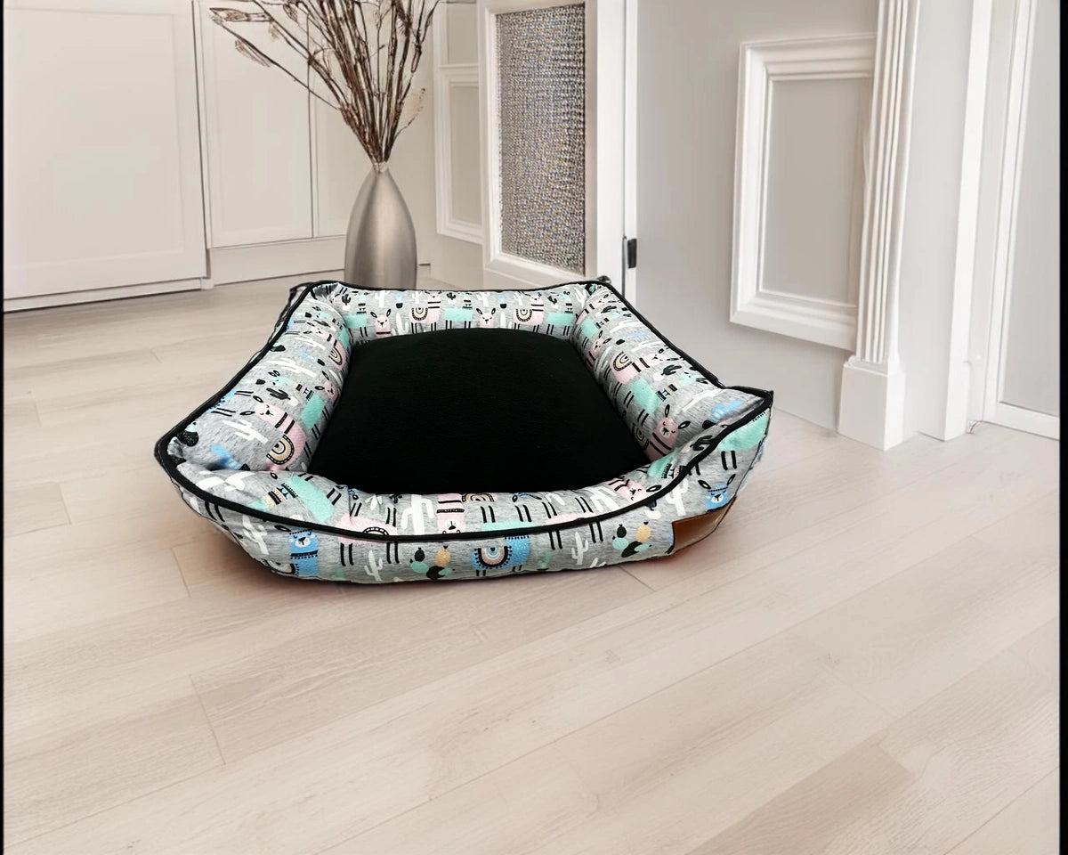 Thunder Tails Snuggle Safari Lounger Dog Beds- Lama
