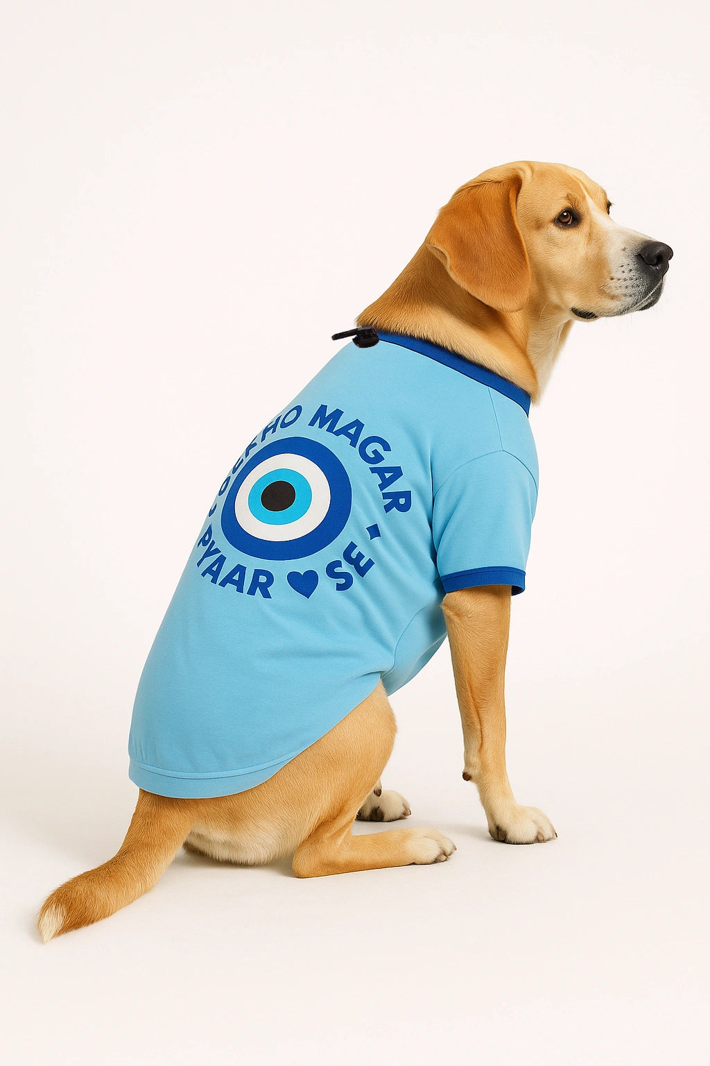 Thunder Tails Dekho Magar Pyaar Se Adjustable Graphic T-shirt