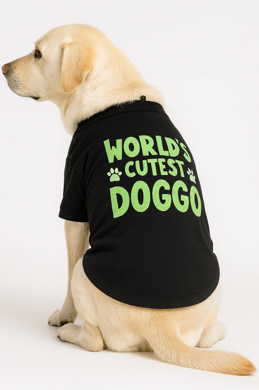 Thunder Tails World's Cutest Doggo Adjustable Graphic T-shirt