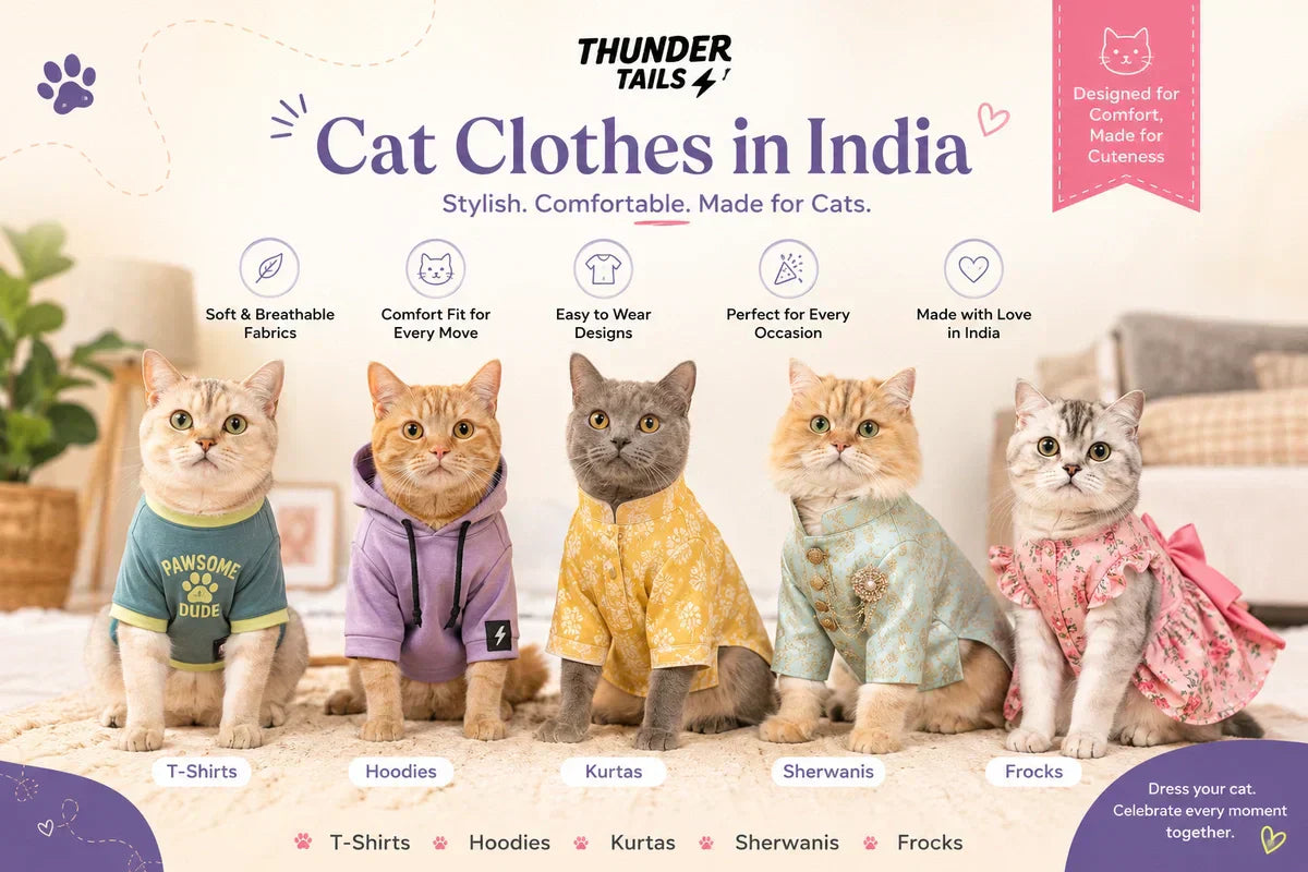 Cat Clothes in India: The Complete Guide to Dressing Your Cat Comfortably &amp; Safely