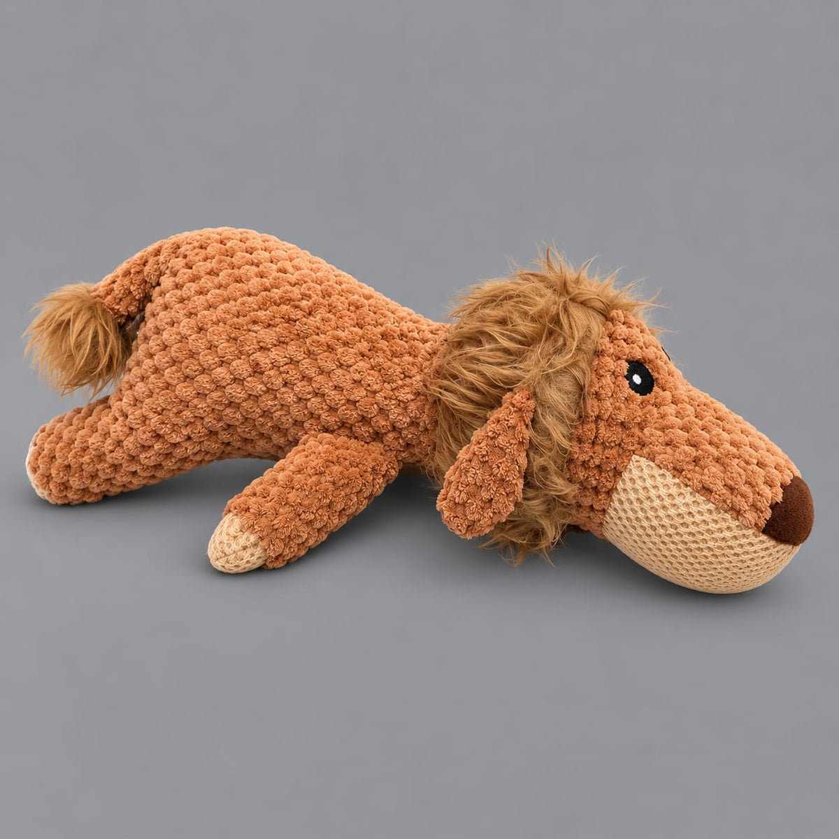 Thunder Tails Soft Toys for Dogs — Plush Orange Dog Pet Toy