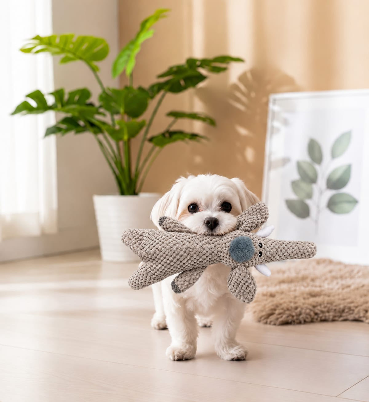 Thunder Tails Plush Elephant Soft Toy for Dogs — Pet Toy