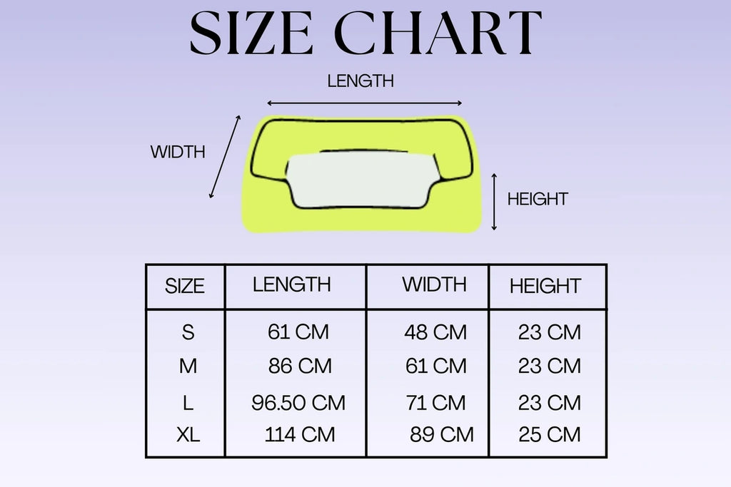 Thunder Tails Bloom Valley Lounger Dog Beds- Red, Yellow and Blue