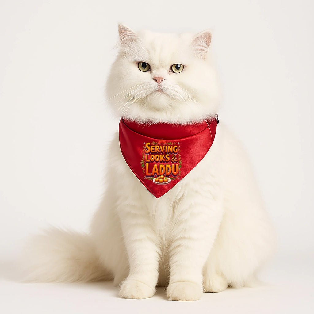 Thunder Tails Paw-rade with Bappa Dogs & Cats Bandana - Serving Looks & Laddus