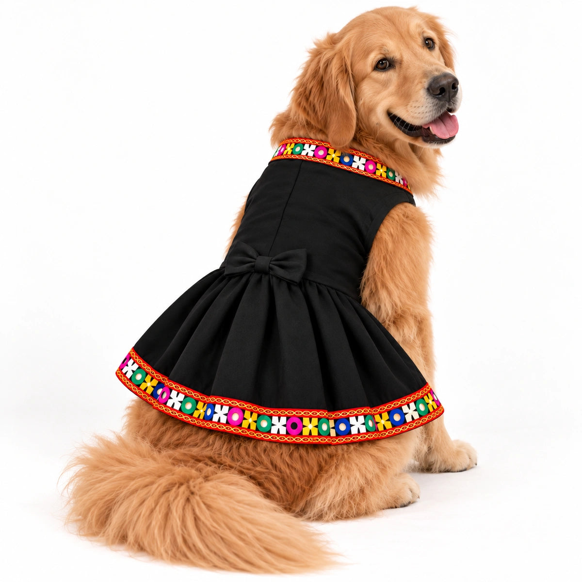 Thunder Tails Rang Rass Black Dog Frock