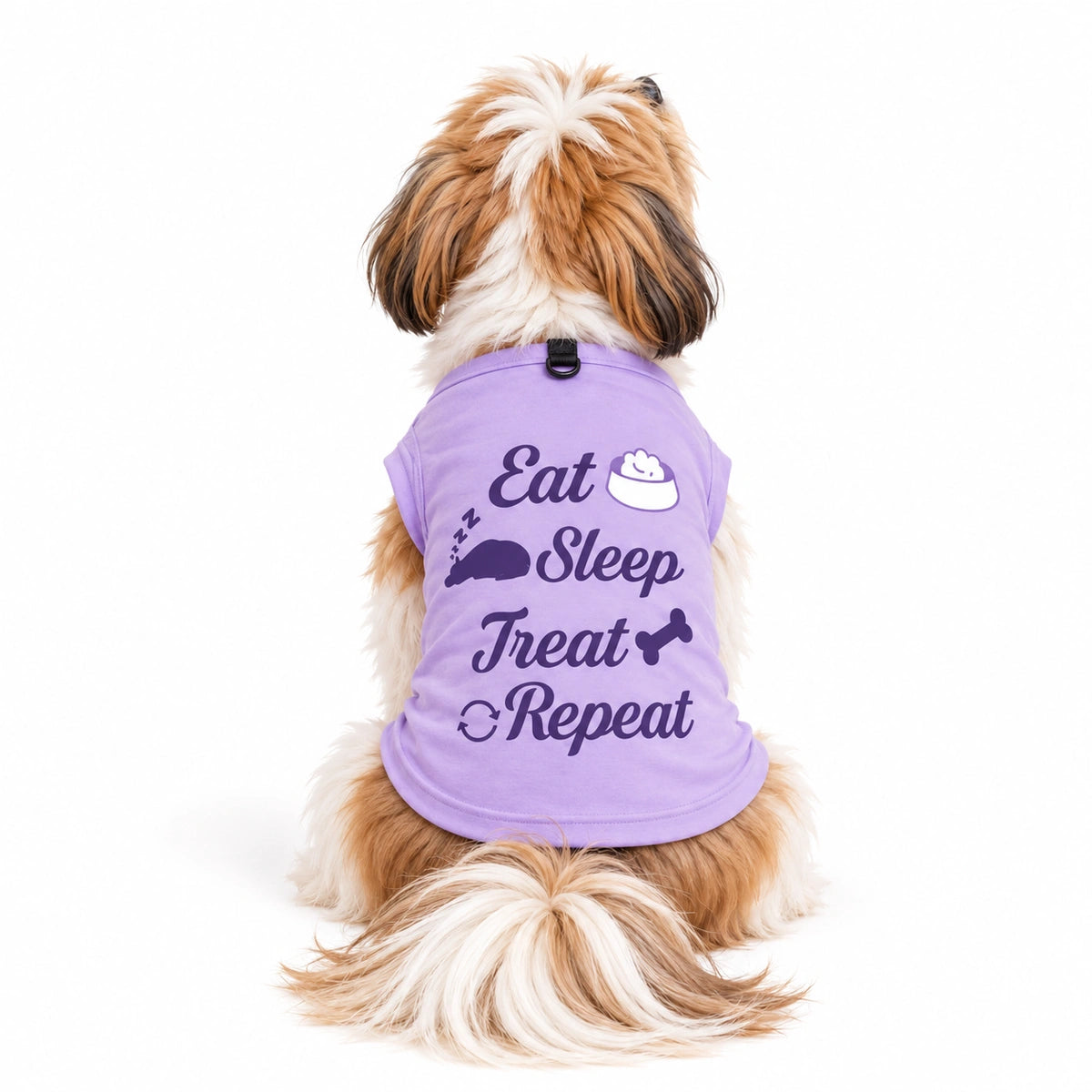 Thunder Tails Eat Sleep Treat Repeat Dog T-shirt