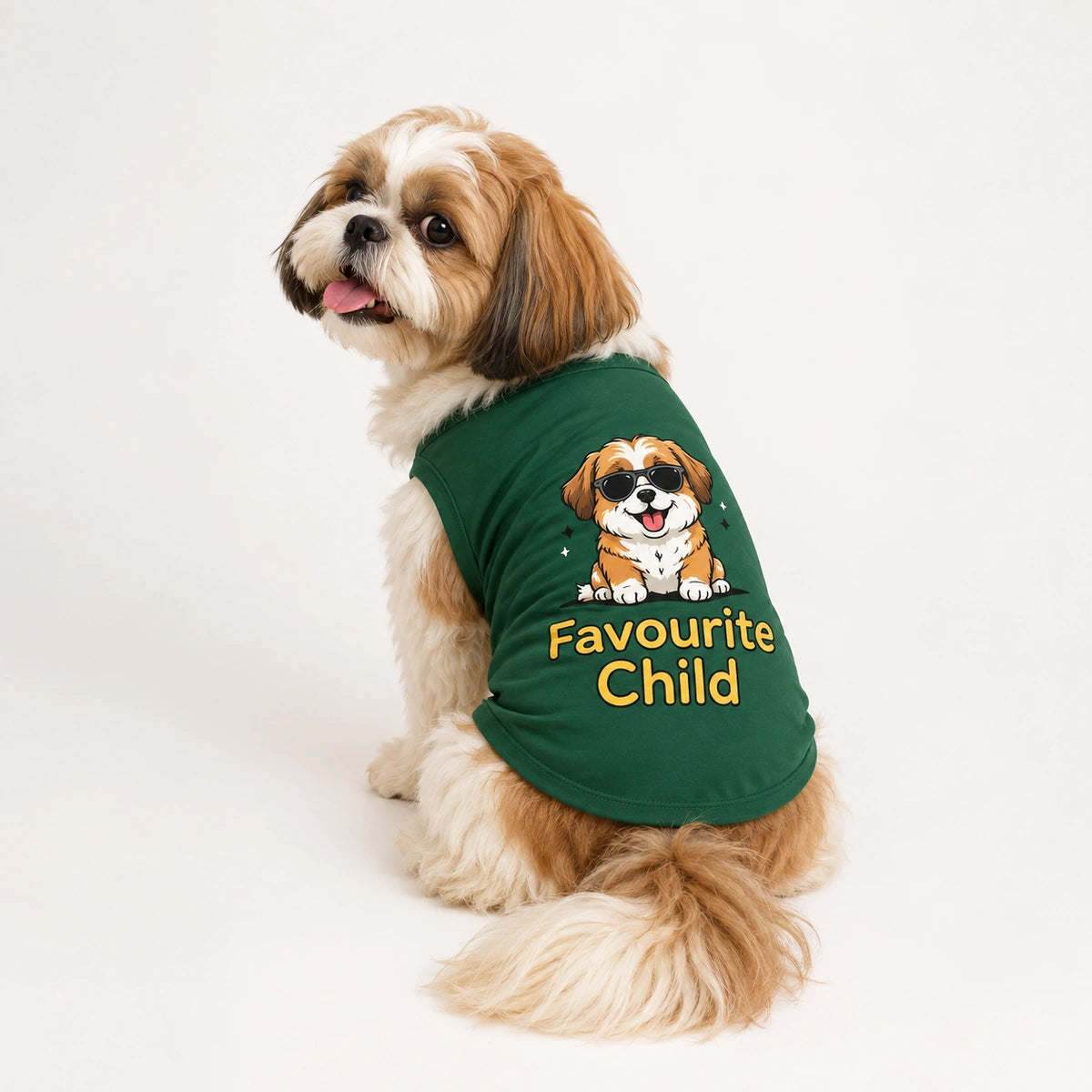 Thunder Tails Favourite Child Dog T-shirt