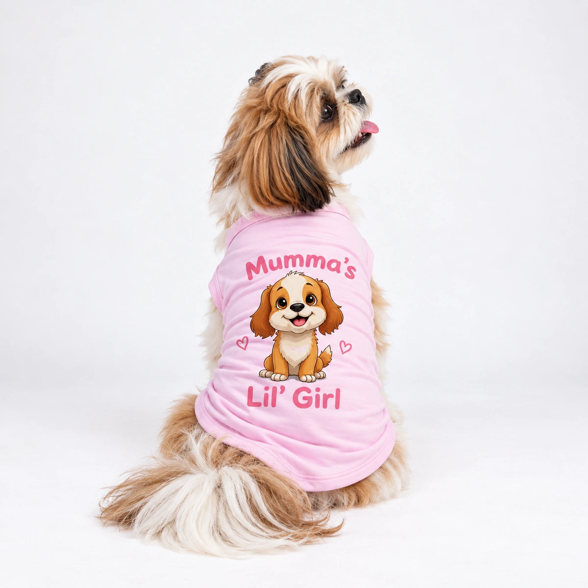 Thunder Tails Mumma's Lil' Girl Adjustable Graphic Dog T-shirt