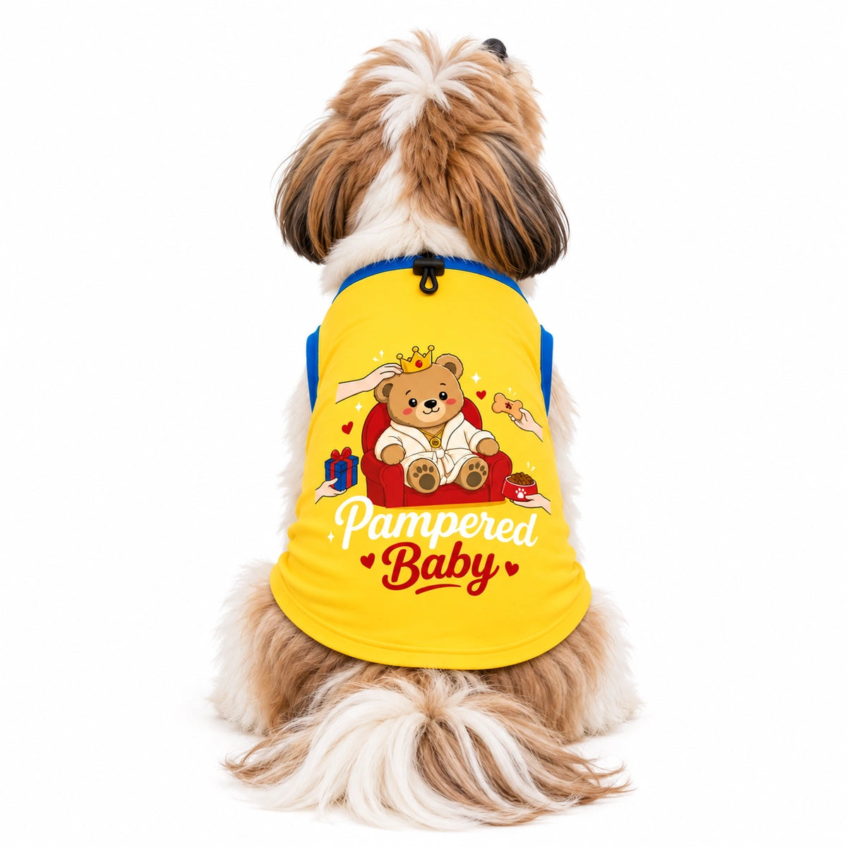 Thunder Tails Pampered Baby Adjustable Graphic Dog T-shirt