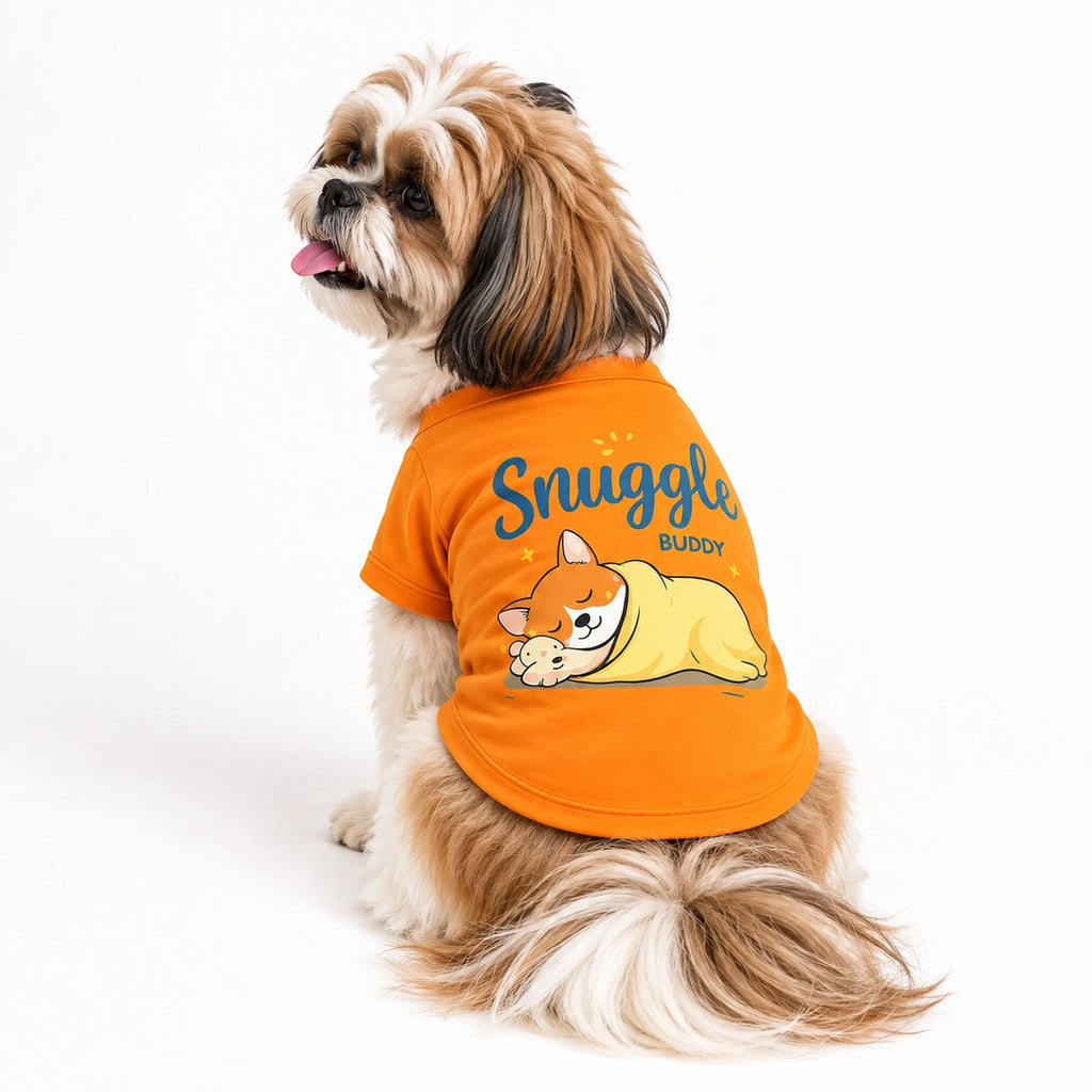 Thunder Tails Snuggle Buddy Dog T-shirt
