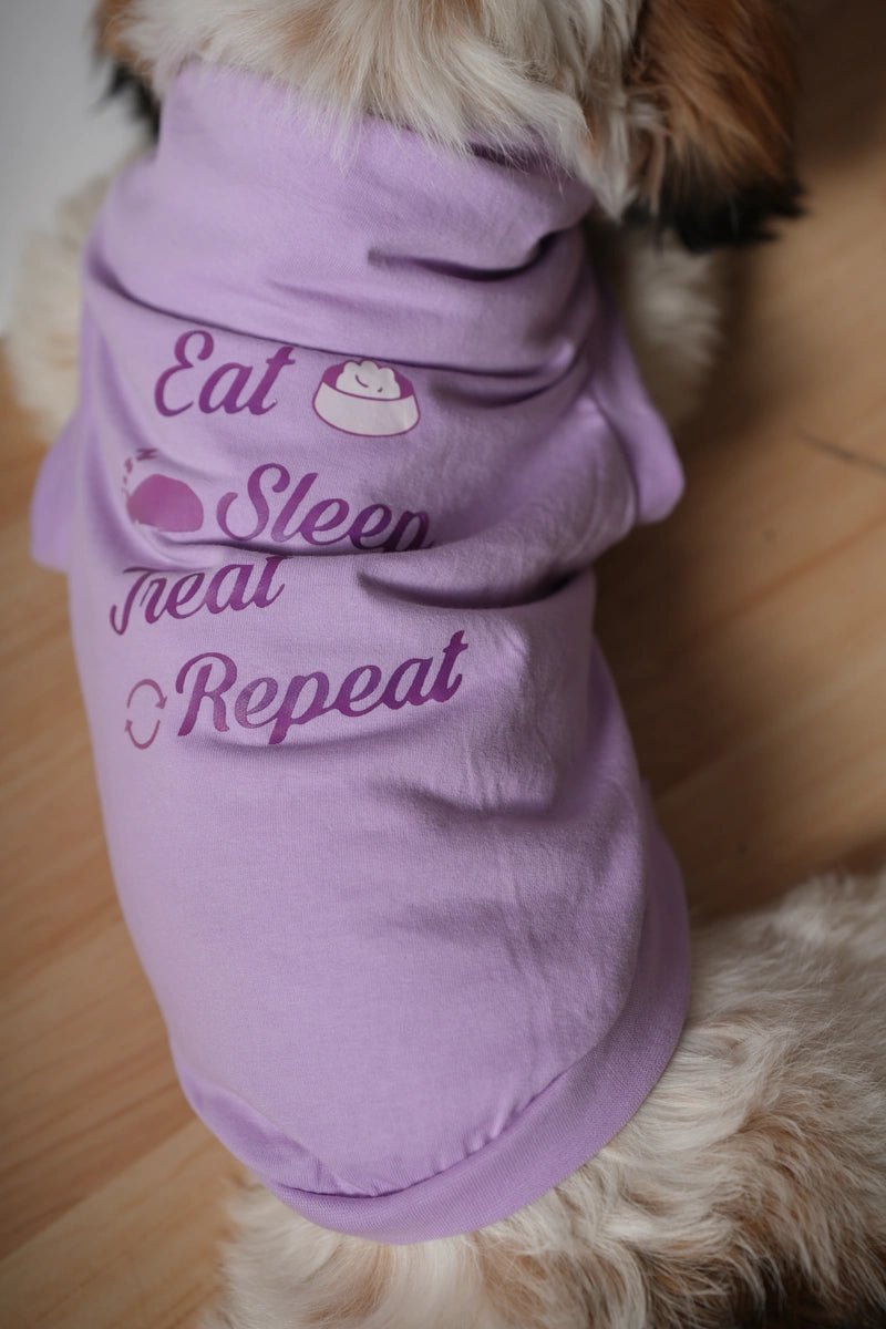 Thunder Tails EAT SLEEP TREAT REPEAT T-shirts