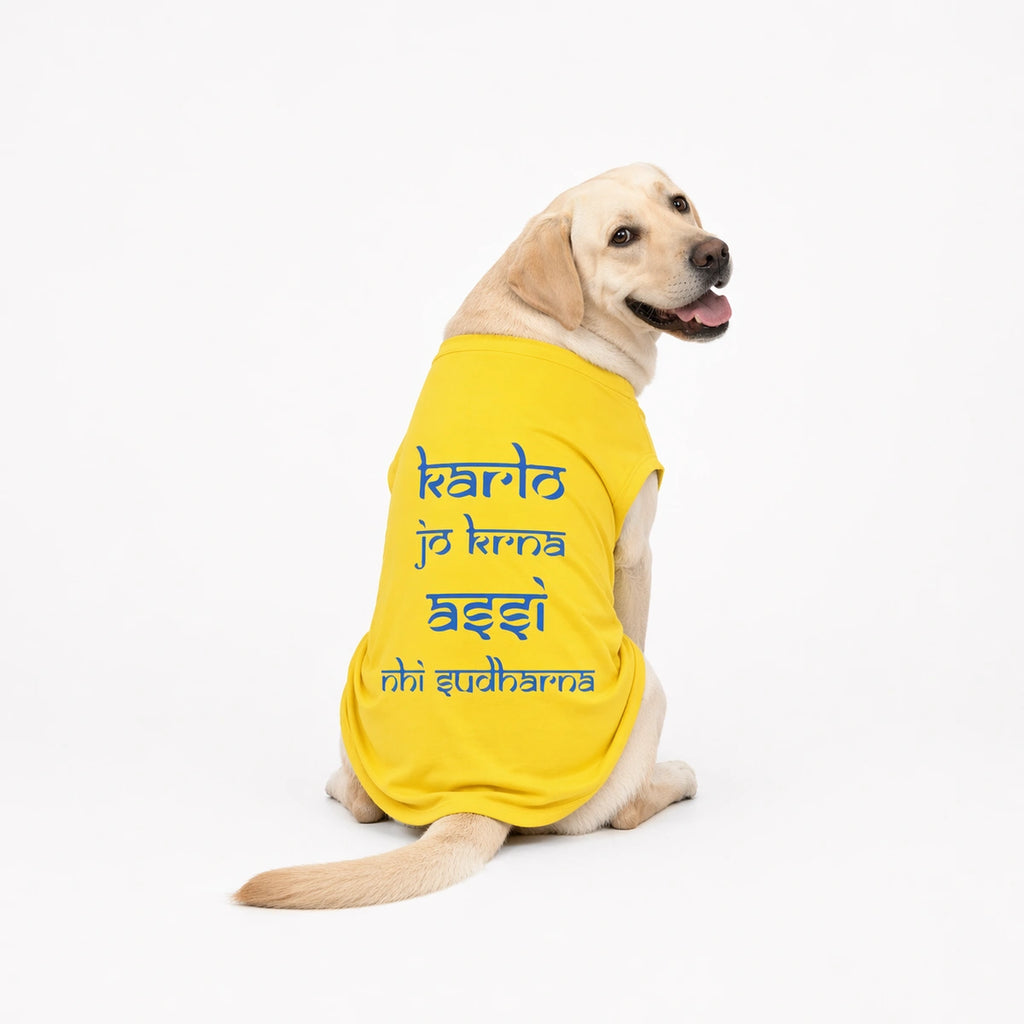 Thunder Tails KARLO JO KRNA, ASSI NHI SUDHARNA T-shirts