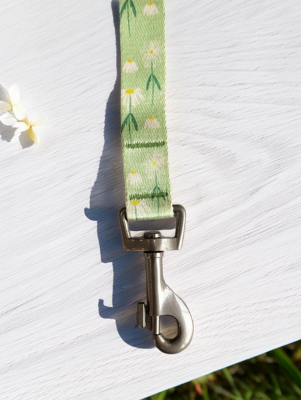 Thunder Tails Elite Nylon Printed Leash- Jade Floral