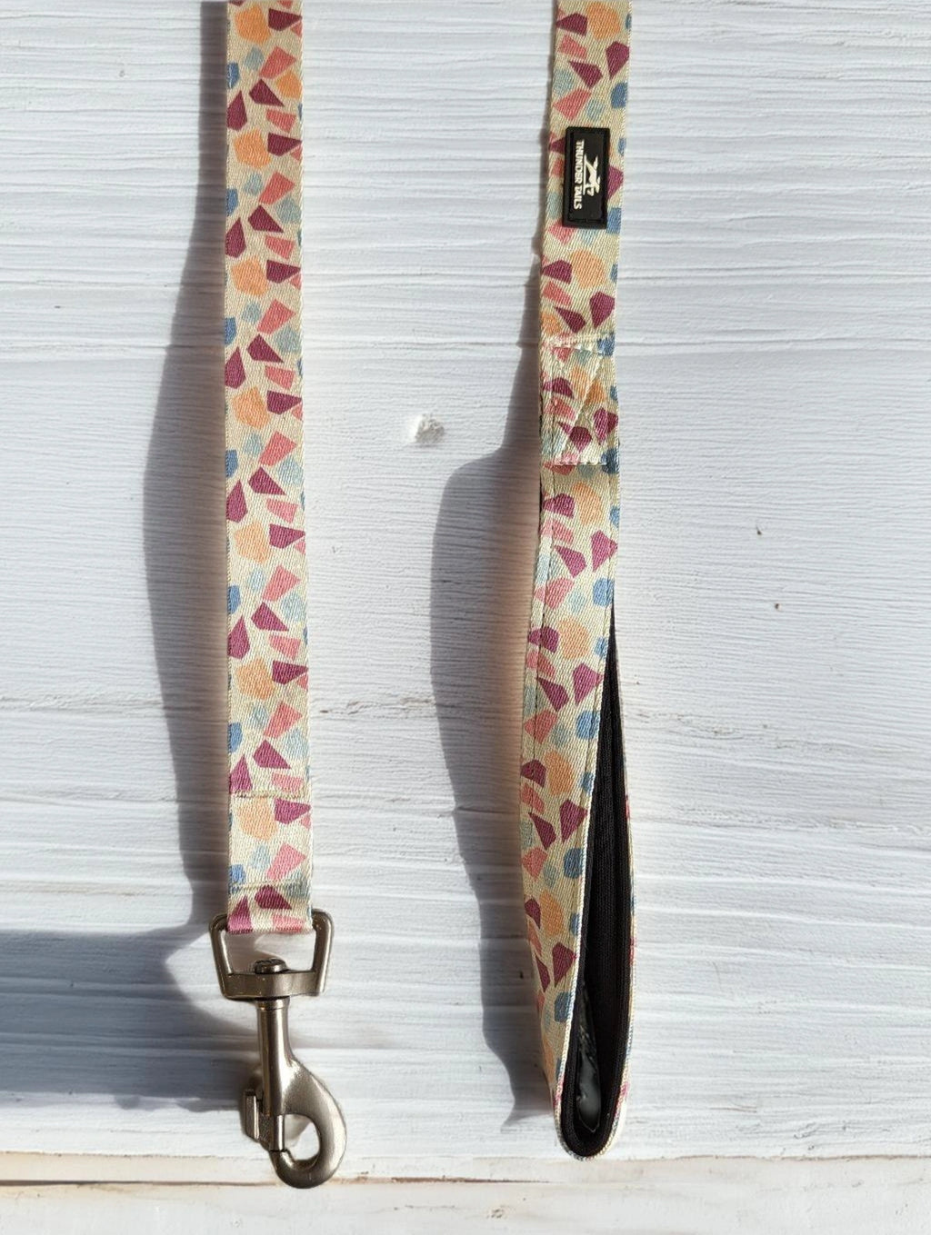 Thunder Tails Elite Nylon Printed Leash- Multi Stones