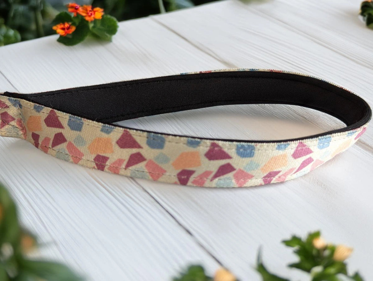 Thunder Tails Elite Nylon Printed Leash- Multi Stones