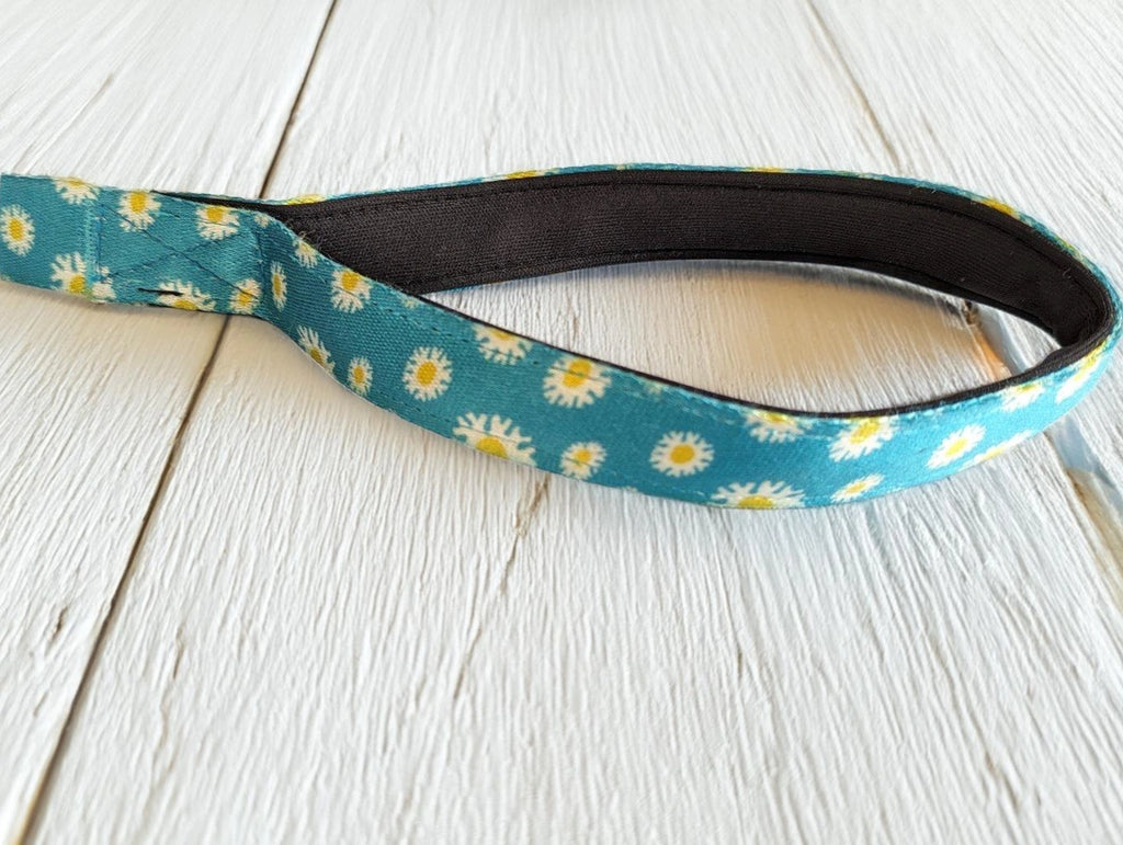 Thunder Tails Elite Nylon Printed Leash- Teal Floral