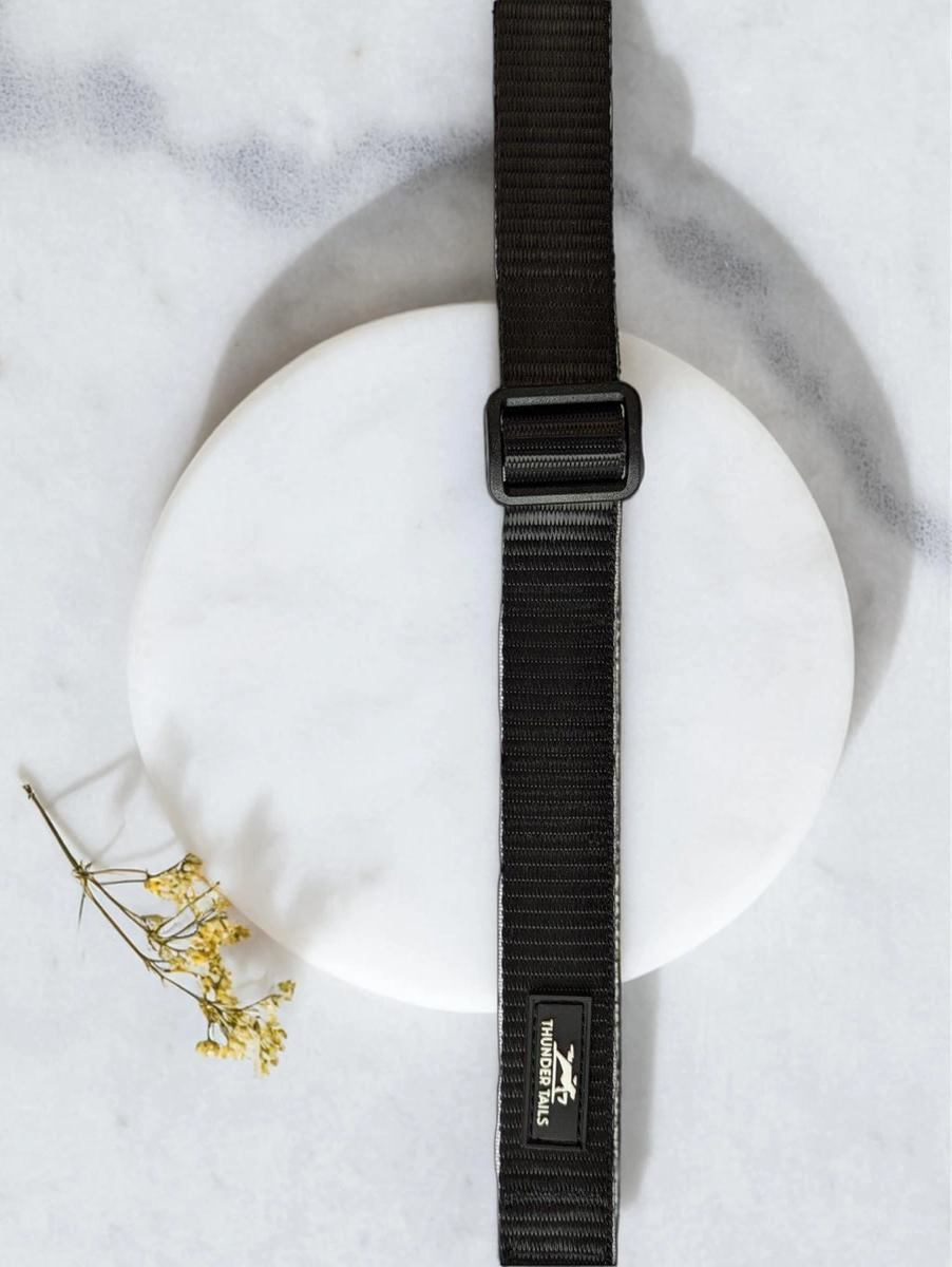 Thunder Tails Everyday Nylon Collars - Black