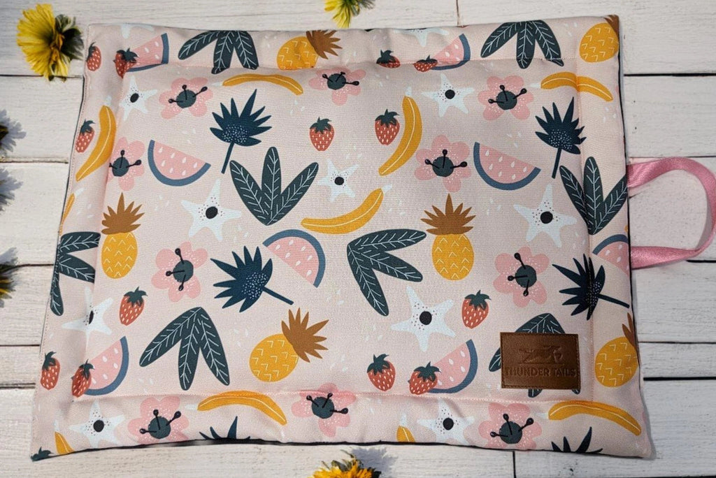 Thunder Tails 5-More-Minutes Dog Mats- Pink Floral Print