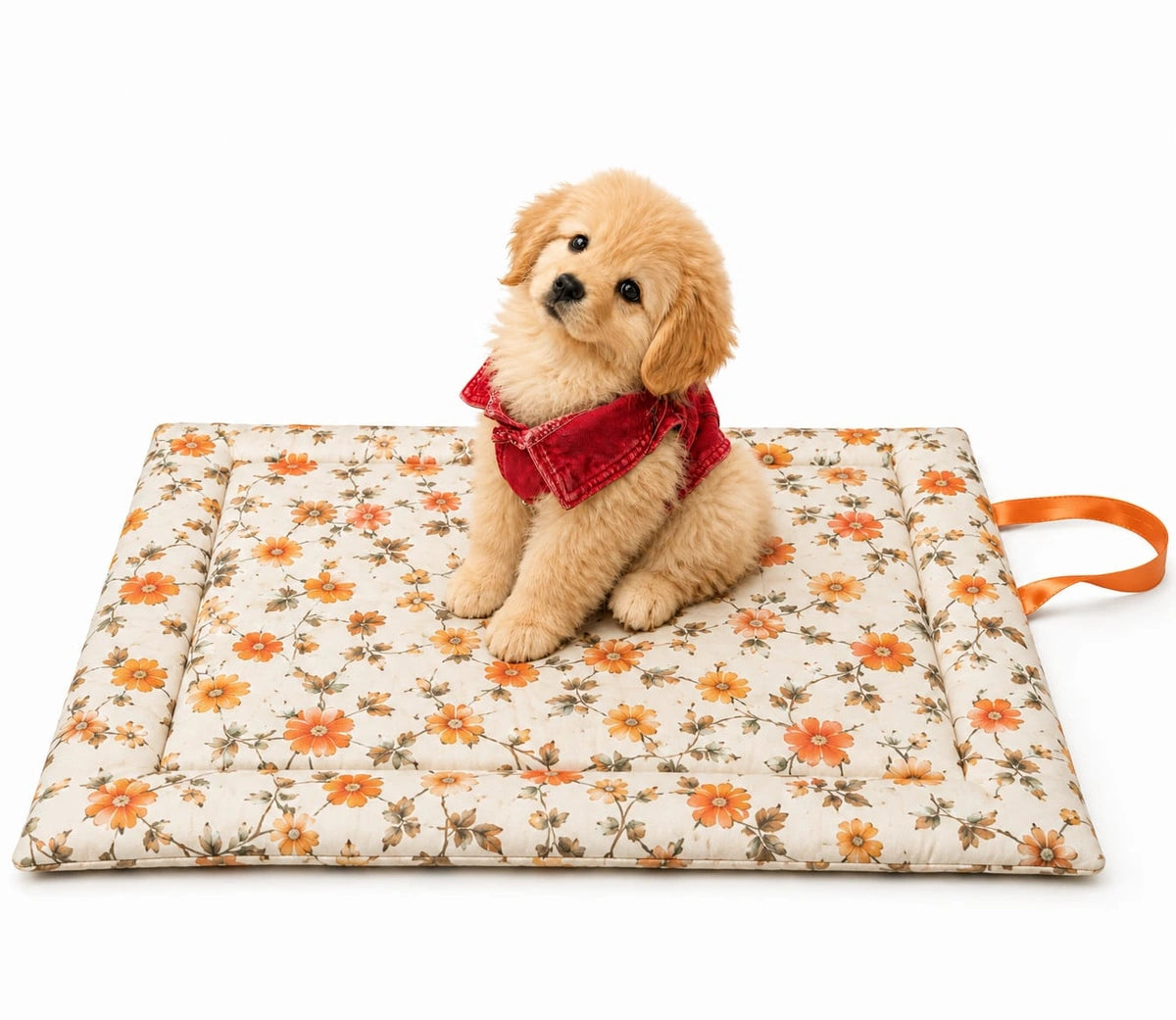 Thunder Tails GuardTech Dog Mats- White Floral Print