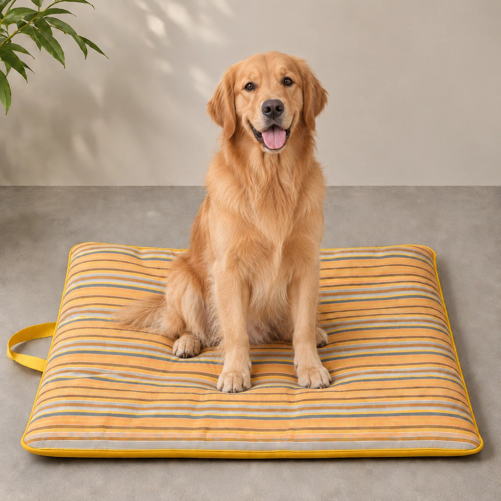 Thunder Tails GuardTech Dog Mats- Orange Stripes Print