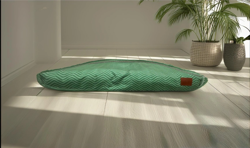 Thunder Tails Moody Mattress Dog Beds- Olive Green