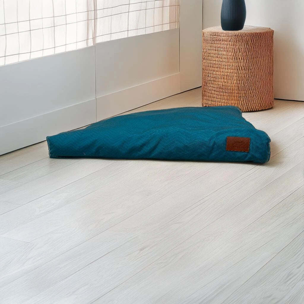 Thunder Tails Moody Mattress Dog Beds- Petrol Blue