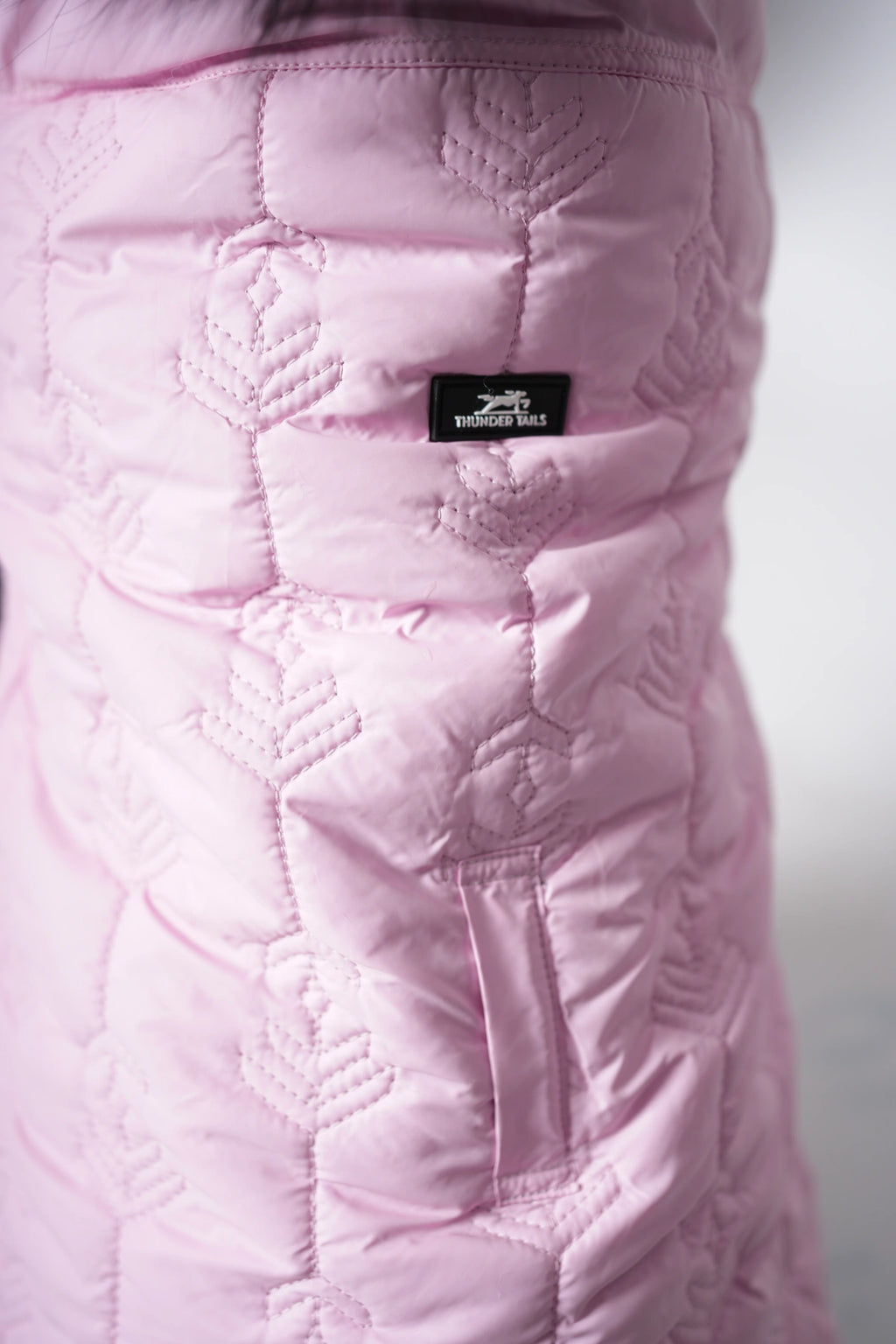 Thunder Tails Polar Fur Jacket- Baby Pink