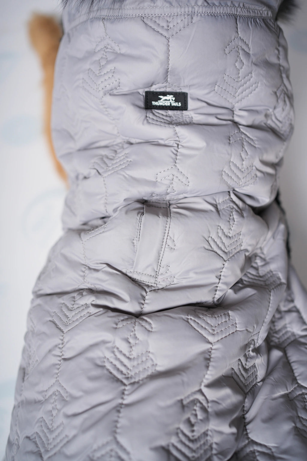 Thunder Tails Polar Fur Jacket- Grey