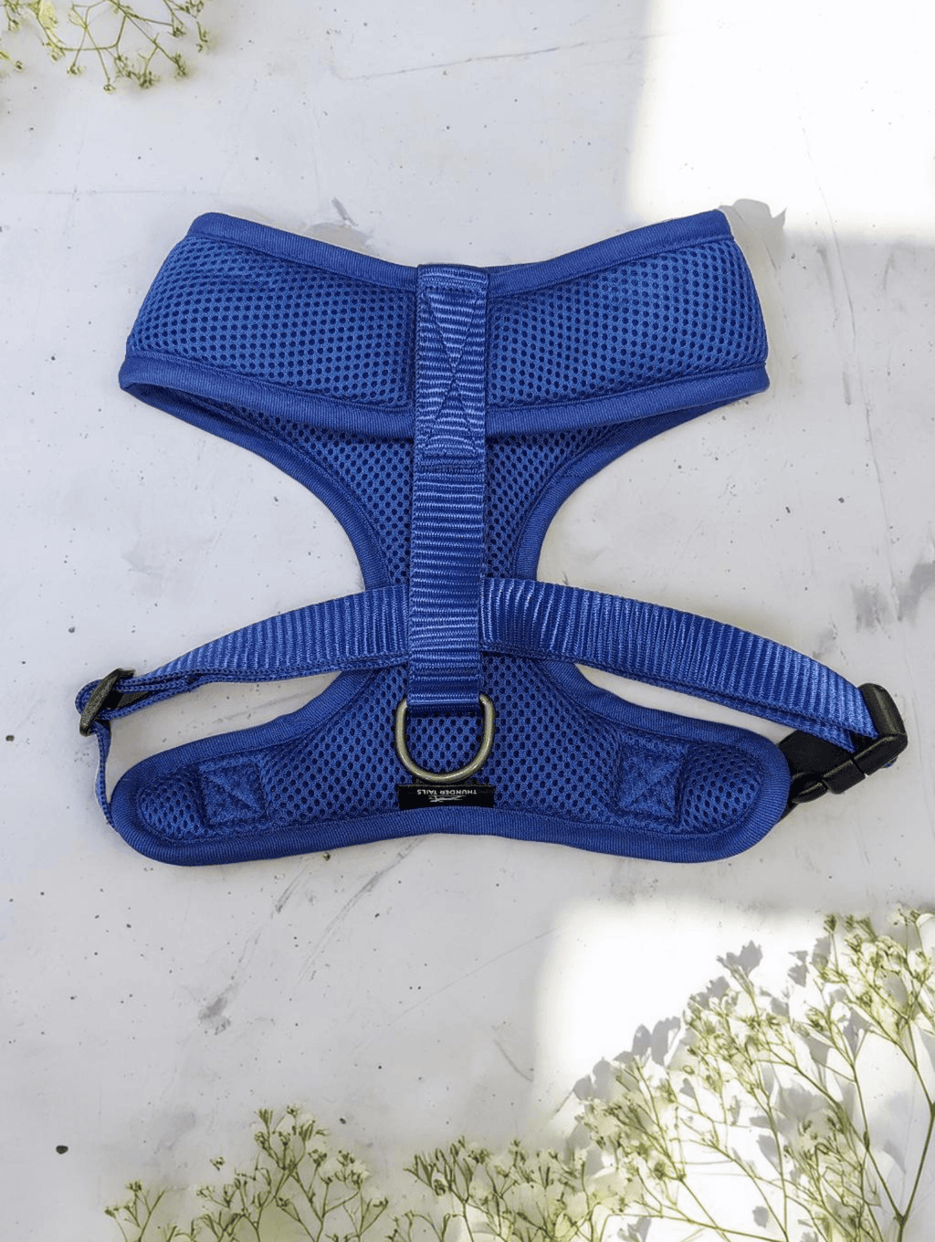Thunder Tails Rain Or Shine Padded Mesh Harness- Blue - Thunder Tails
