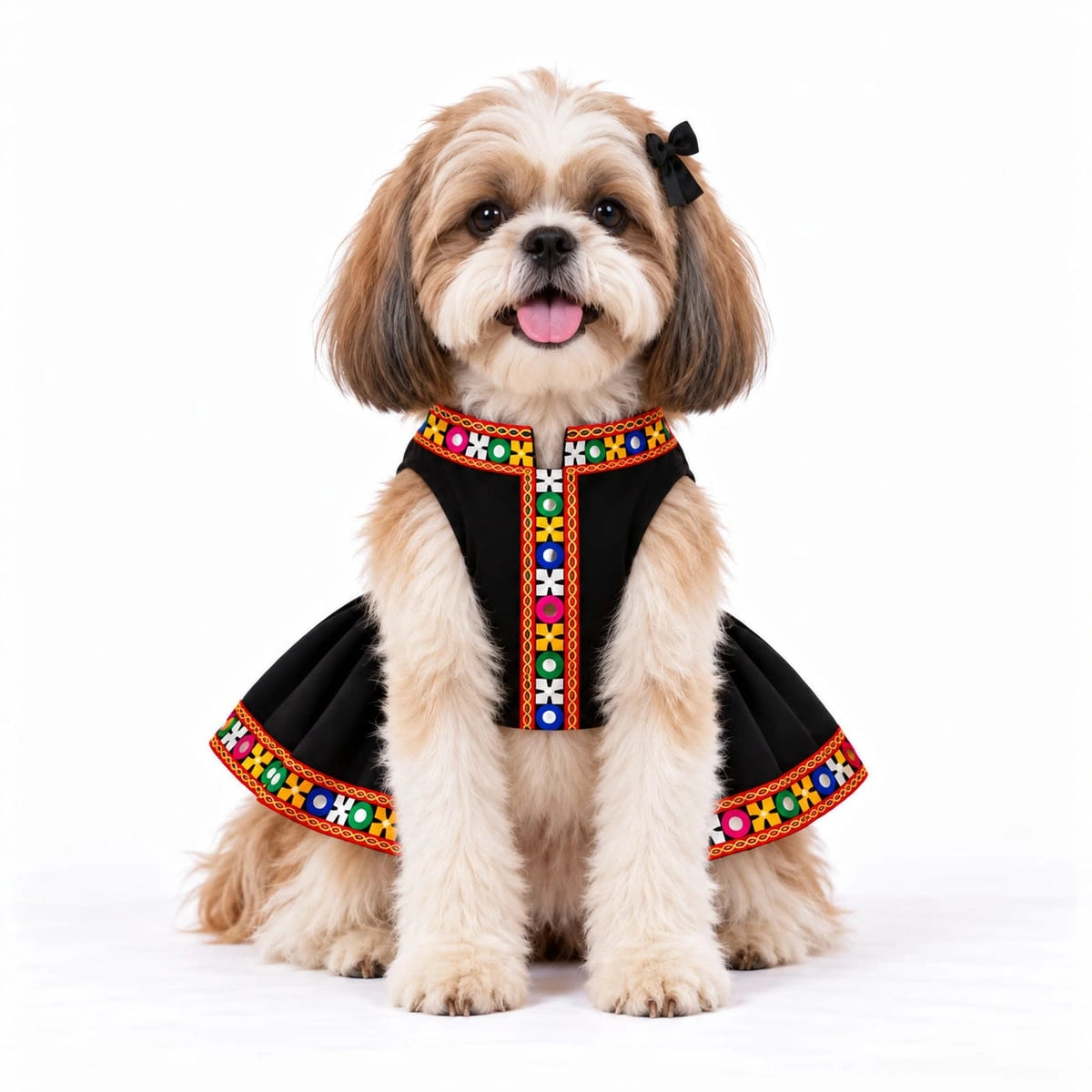 Thunder Tails Rang Rass Black Dog Dress