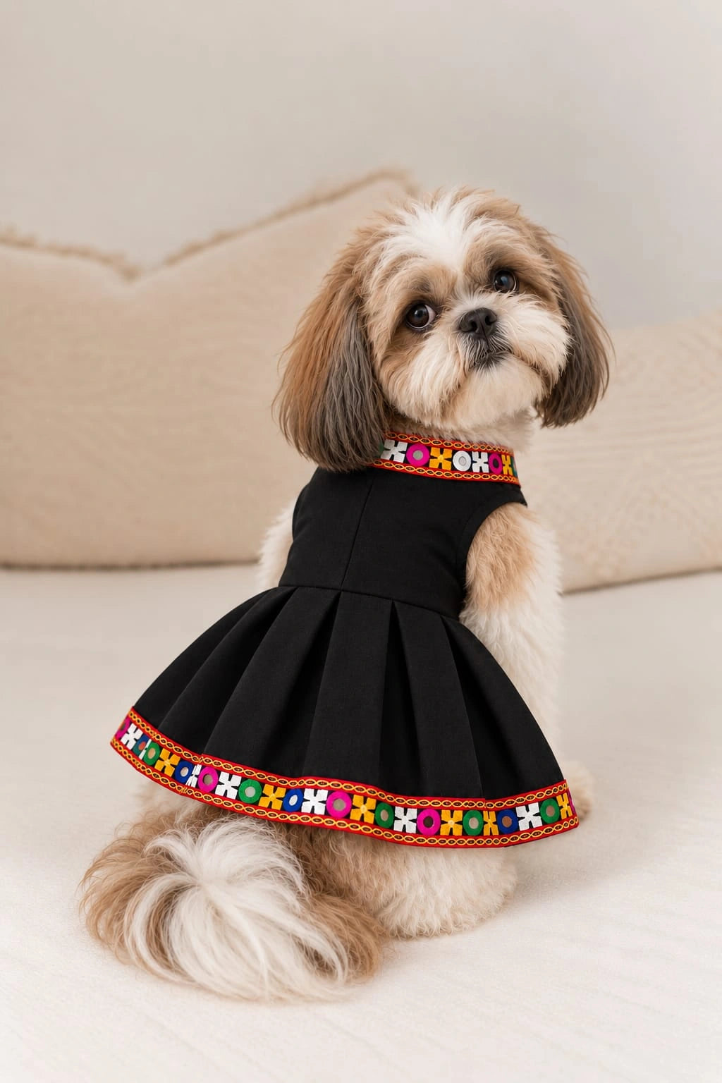 Thunder Tails Rang Rass Black Dog Dress
