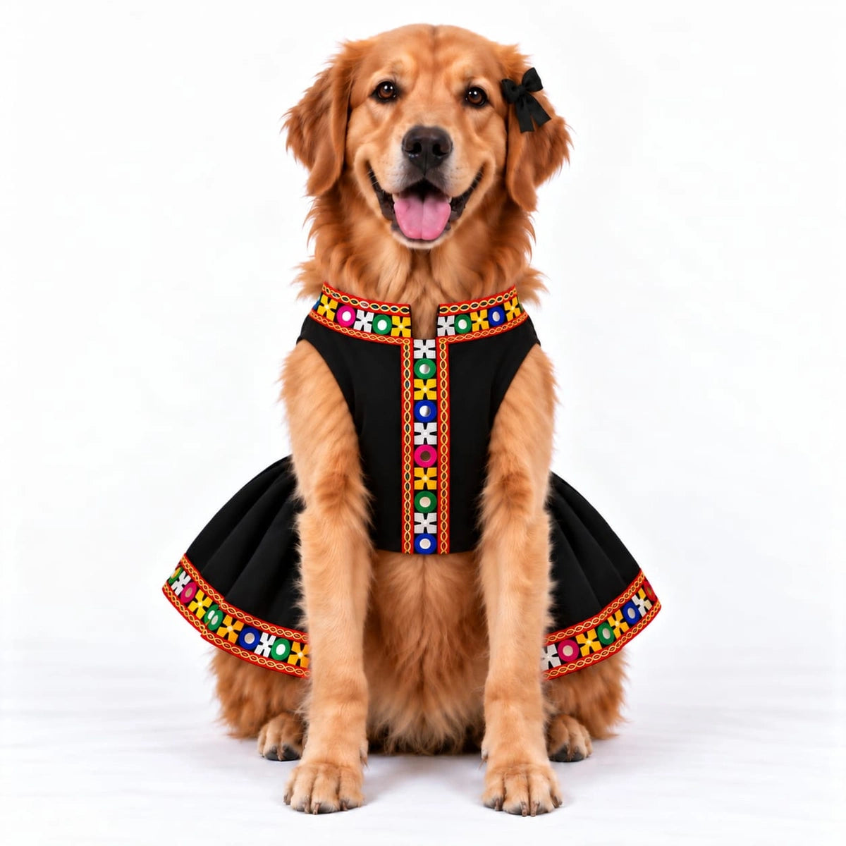 Thunder Tails Rang Rass Black Dog Dress