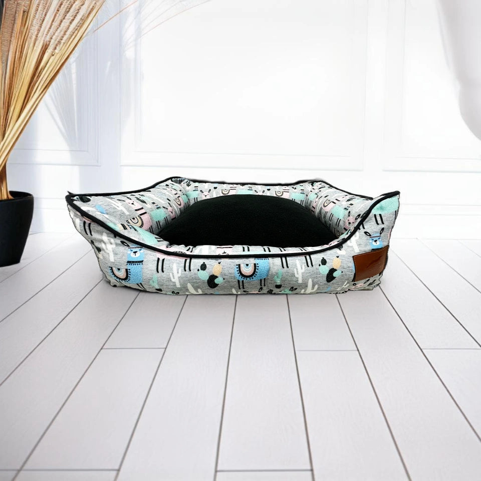 Thunder Tails Snuggle Safari Lounger Dog Beds- Lama