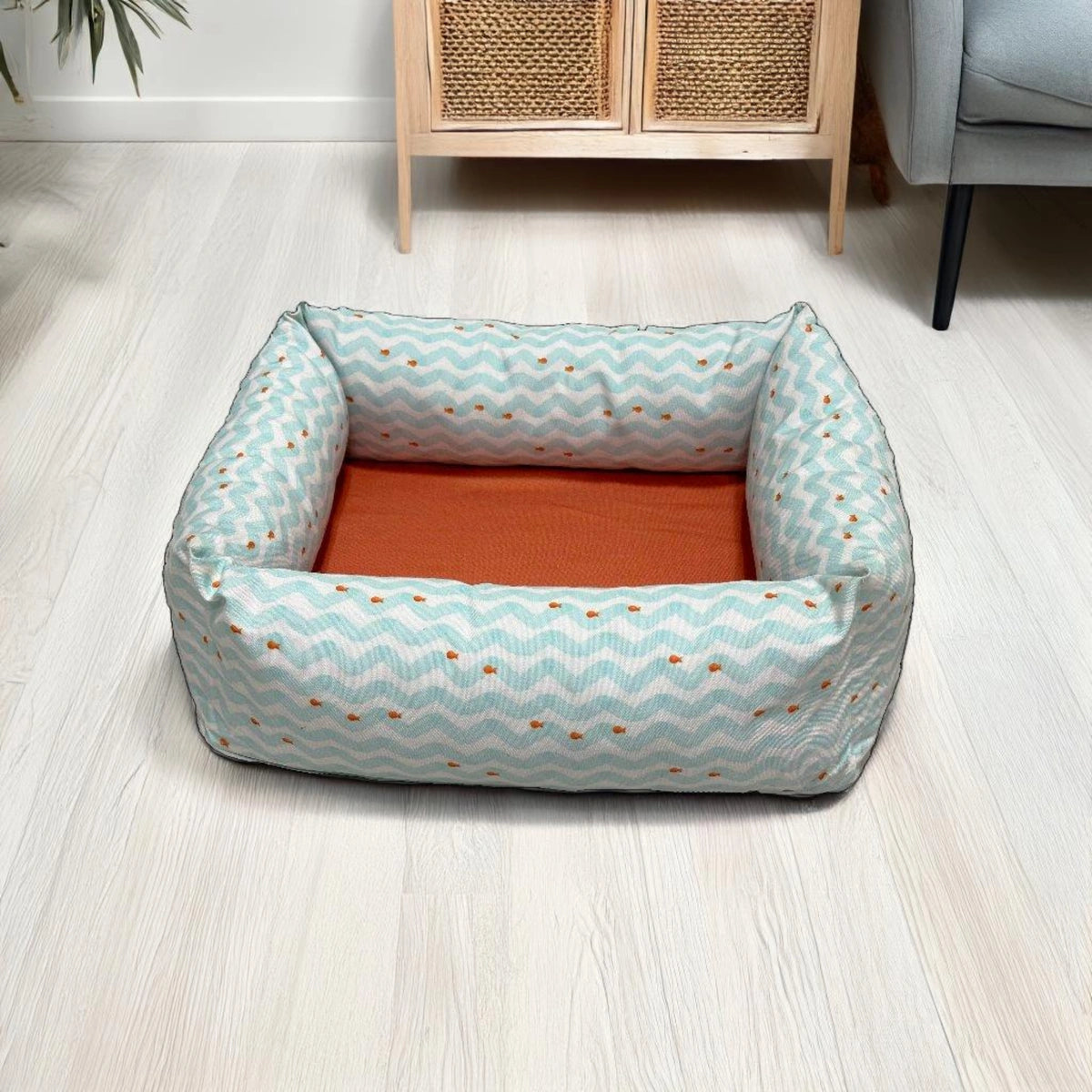 Thunder Tails Underwater Sofa Dog Beds- Fishes