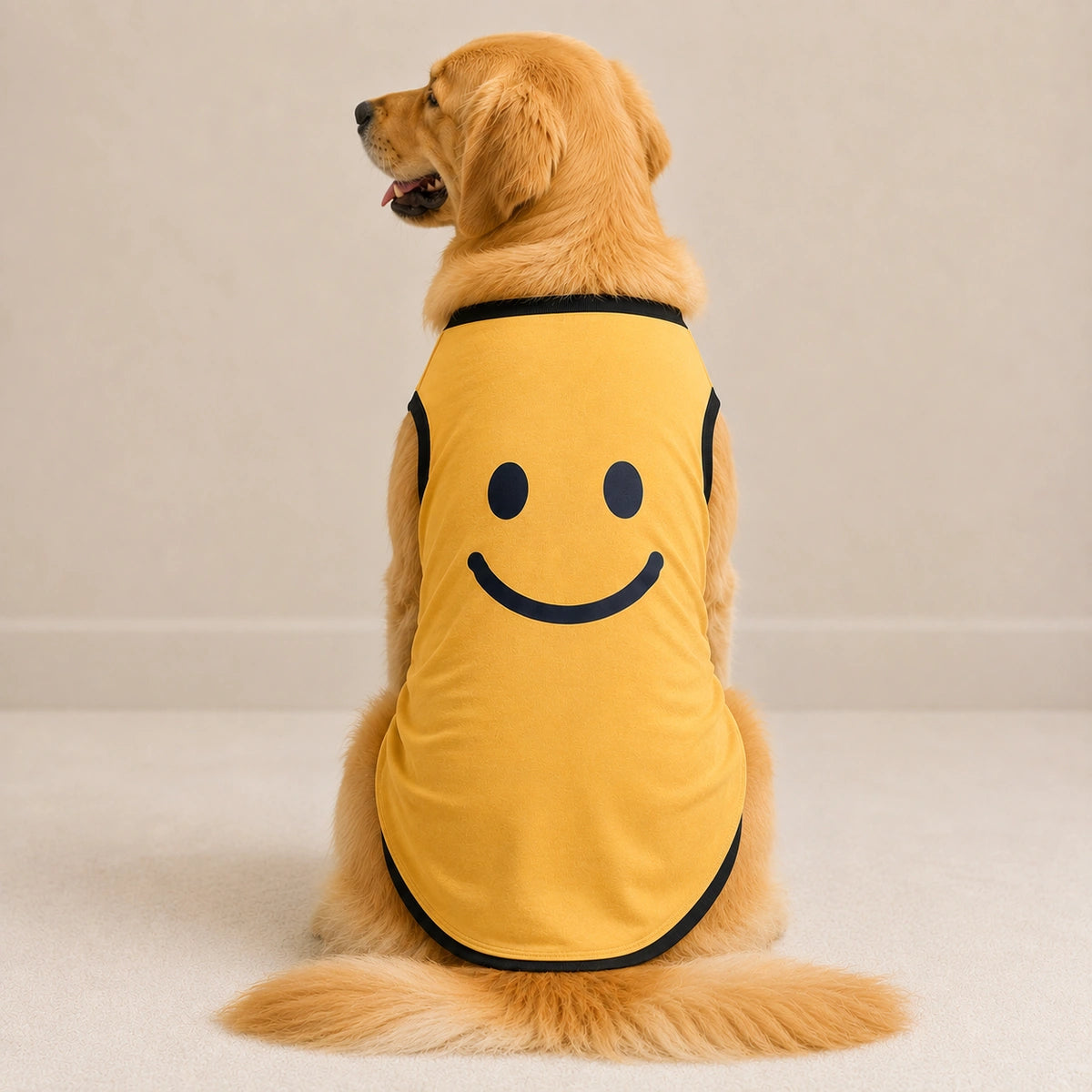Thunder Tails Pawlished Super Soft Dog T-shirt - Smiley