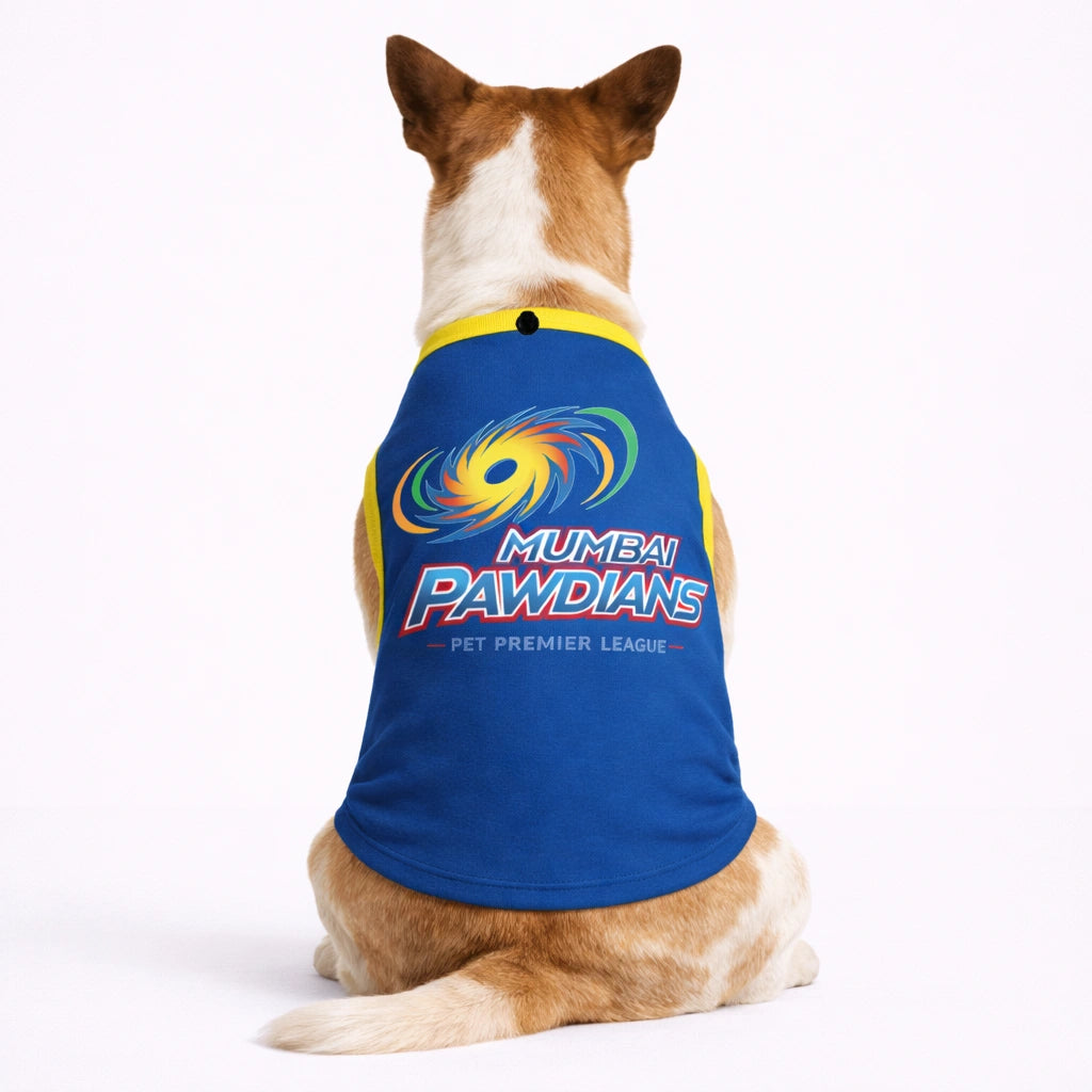 Thunder Tails Pets Premier League Graphic T-shirt - Mumbai Pawdians