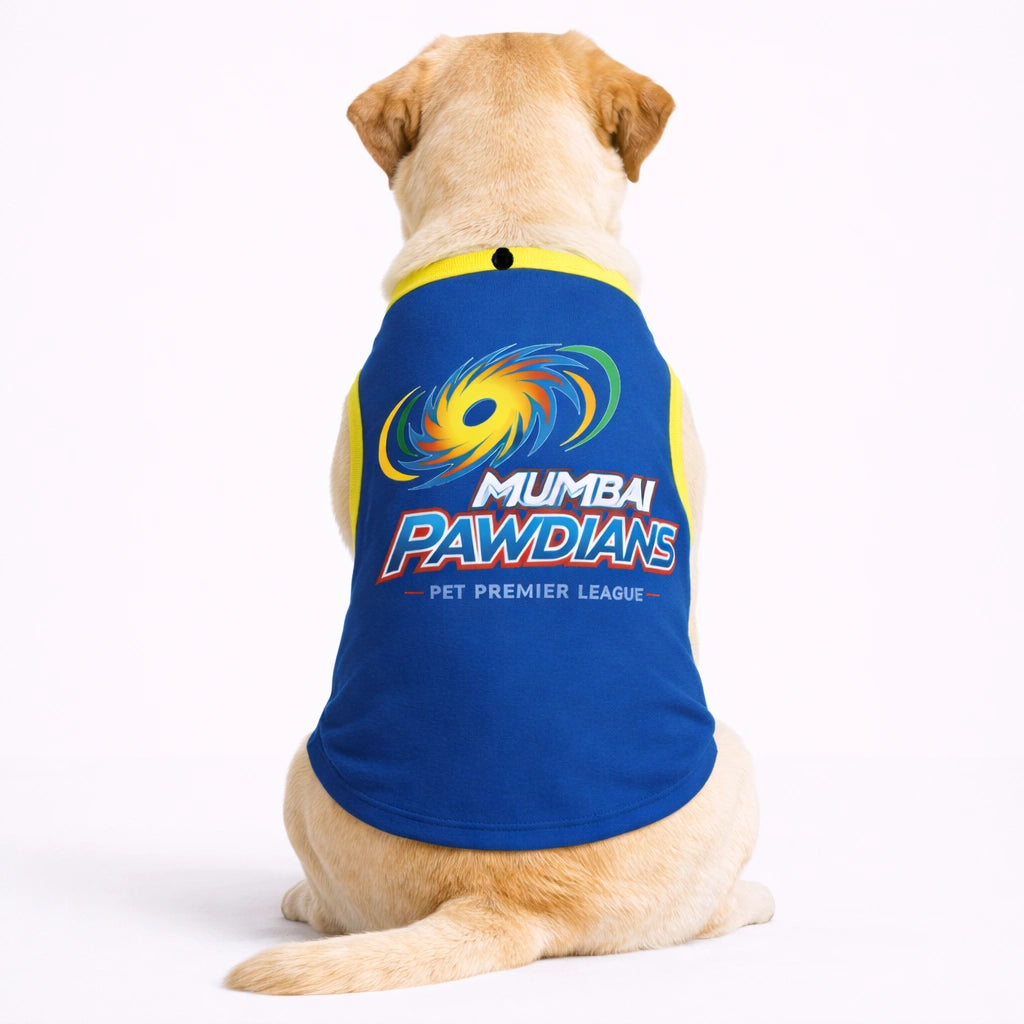 Thunder Tails Pets Premier League Graphic T-shirt - Mumbai Pawdians