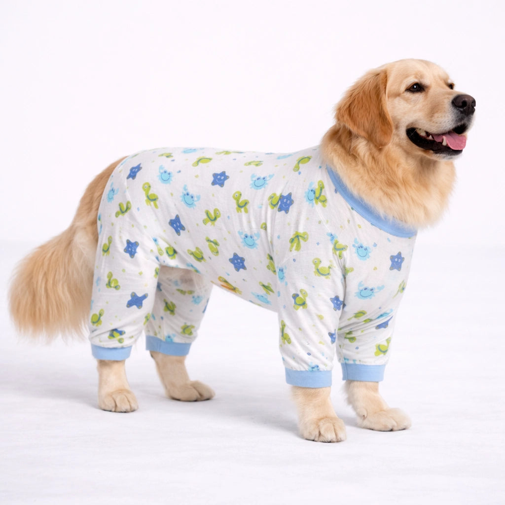 Thunder Tails Bamboo Jumpsuit - Crab Print