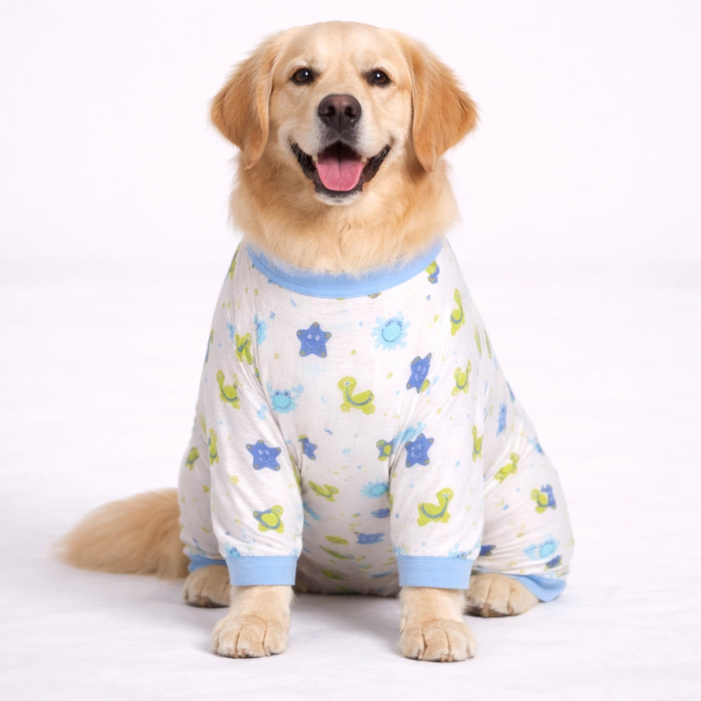 Thunder Tails Bamboo Jumpsuit - Crab Print