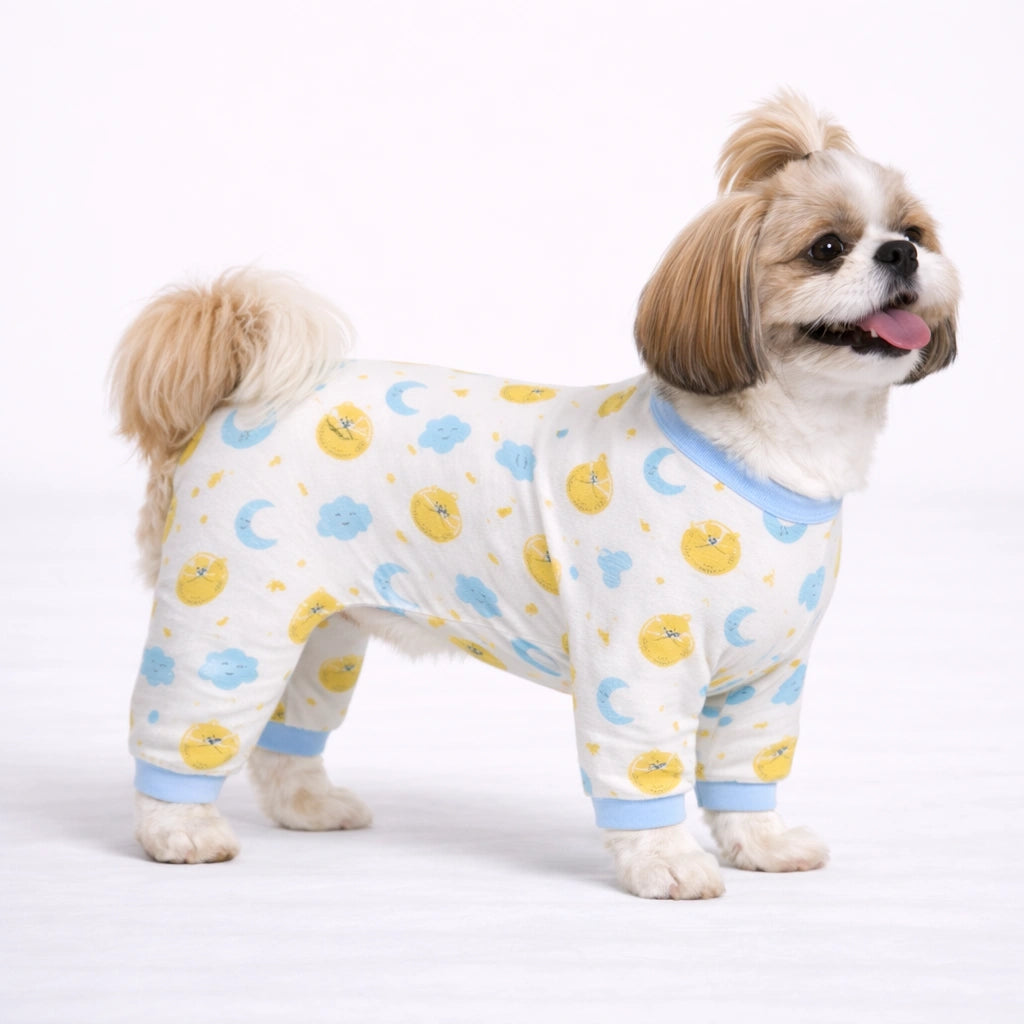 Thunder Tails Bamboo Jumpsuit - Cat Print