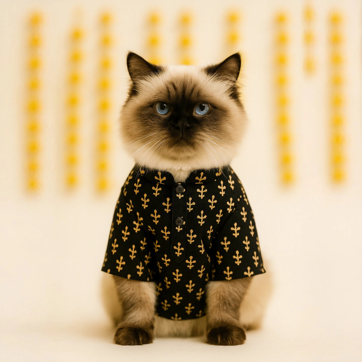 Thunder Tails Black Cat Festive Kurta