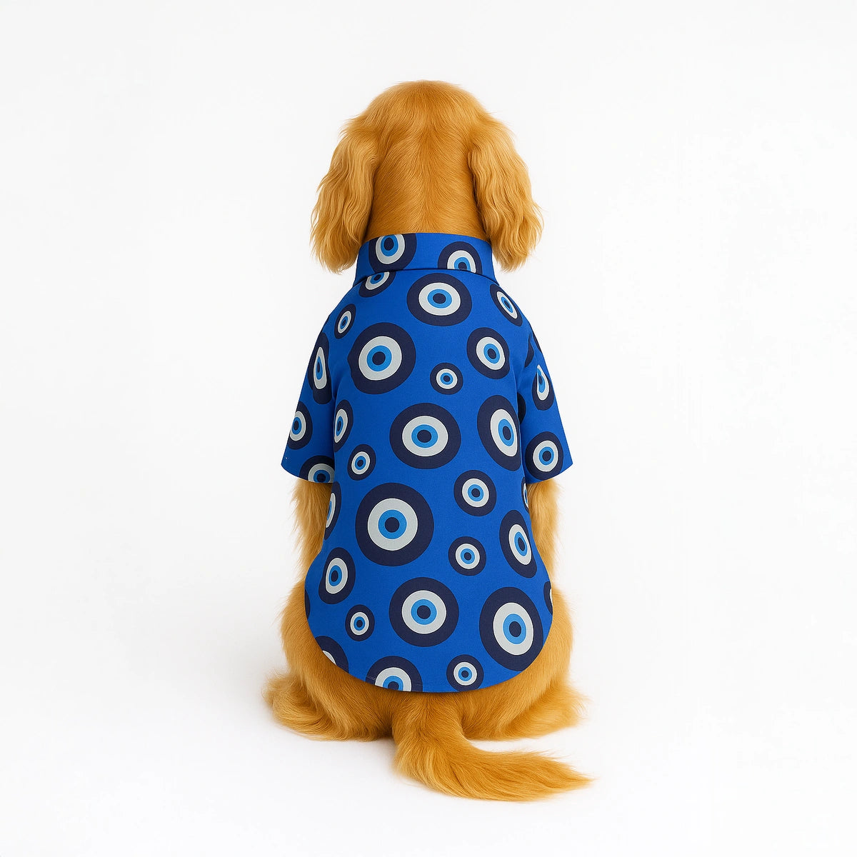 Thunder Tails Blue Evil Eye Casual Shirt
