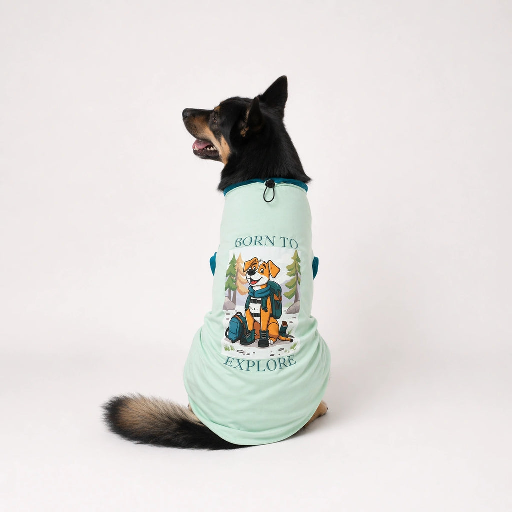 Thunder Tails BORN TO EXPLORE Adjustable Graphic T-shirt