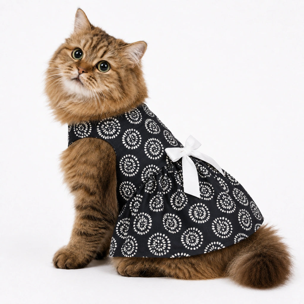 Thunder Tails Cat Frock - Black