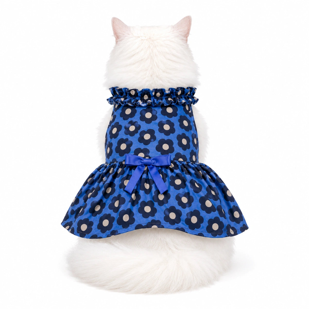 Thunder Tails Blue Floral Frock