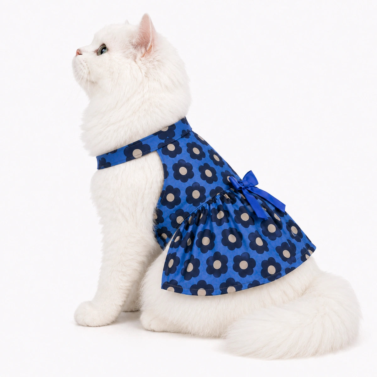 Thunder Tails Blue Floral Frock