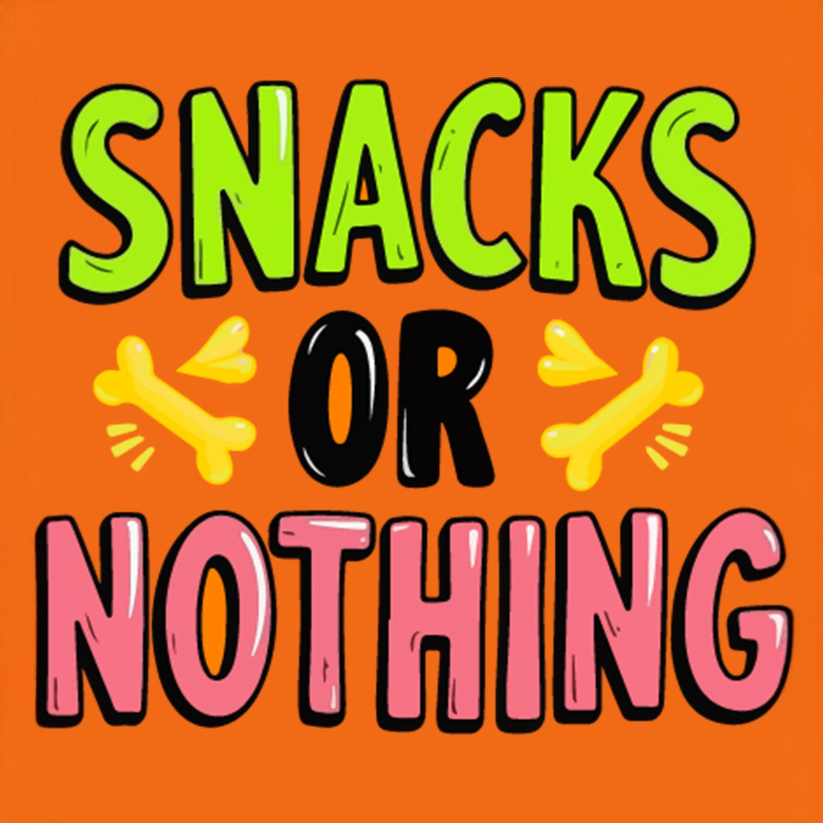 Thunder Tails Snacks or Nothing T-shirt